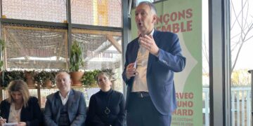 Bruno Bernard remet l’écologie au cœur de sa campagne métropolitaine