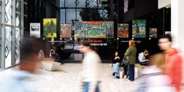 CENTRE COMMERCIAL L’art pour cadre à la Part-Dieu