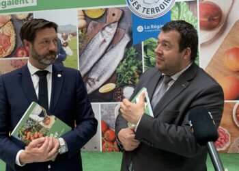 Fabrice Pannekoucke, président de la Région, et Guillaume Gomez ancien chef des cuisines de l'Elysée