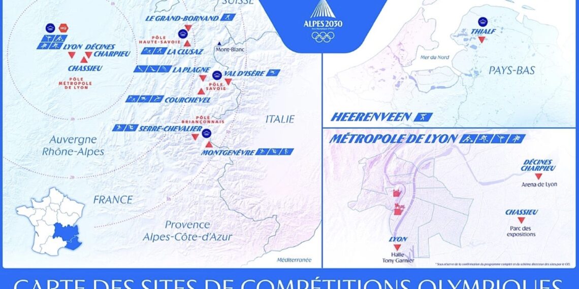 JO d’hiver 2030 : trois sites retenus à Lyon pour former le pôle glace